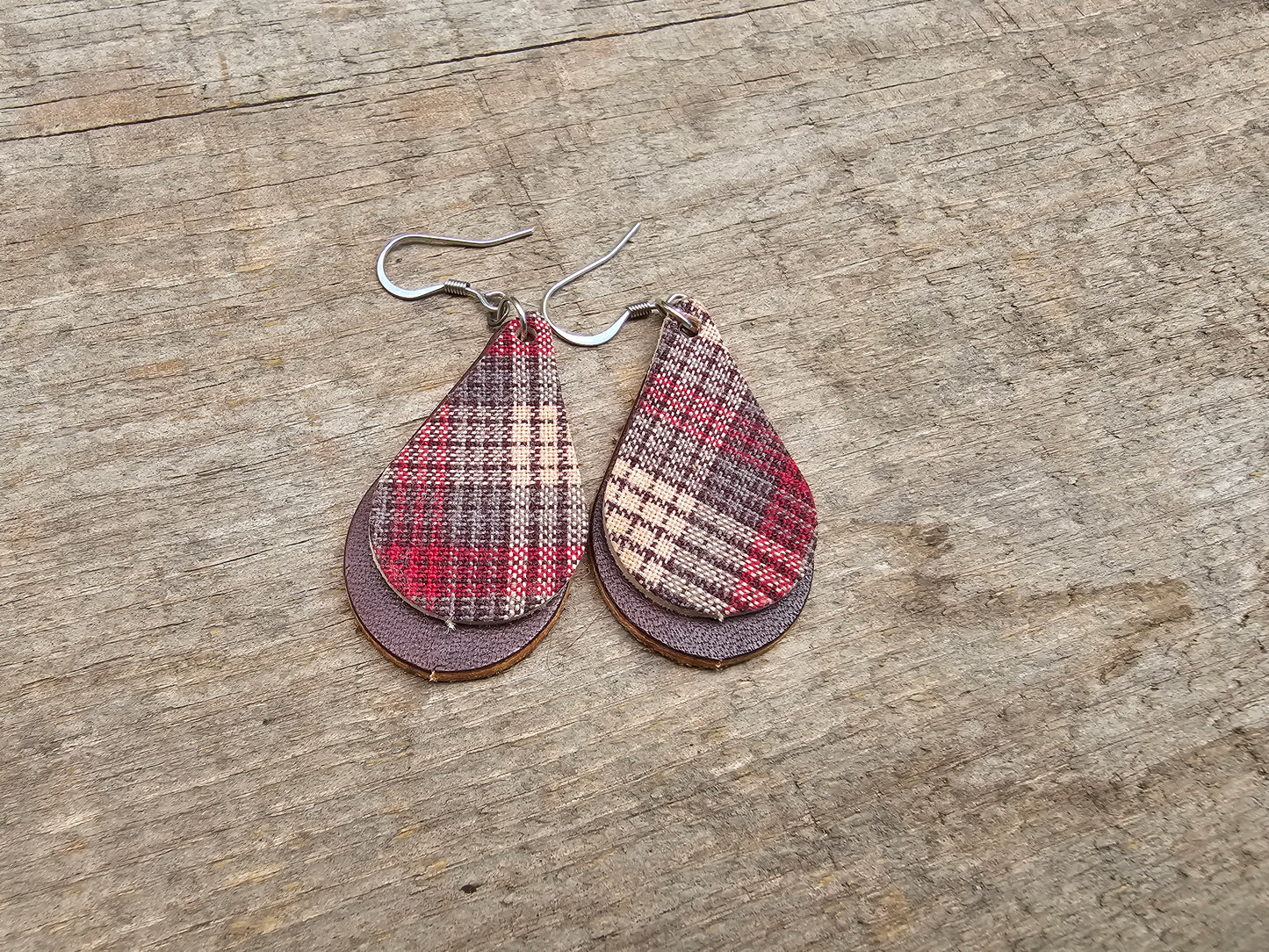 Flannel Earrings