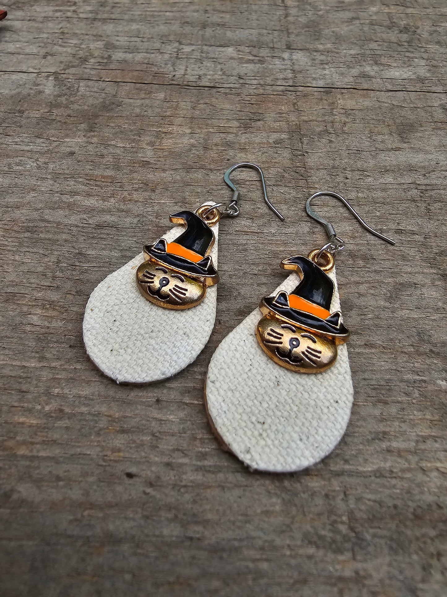 Halloween Canvas Earrings