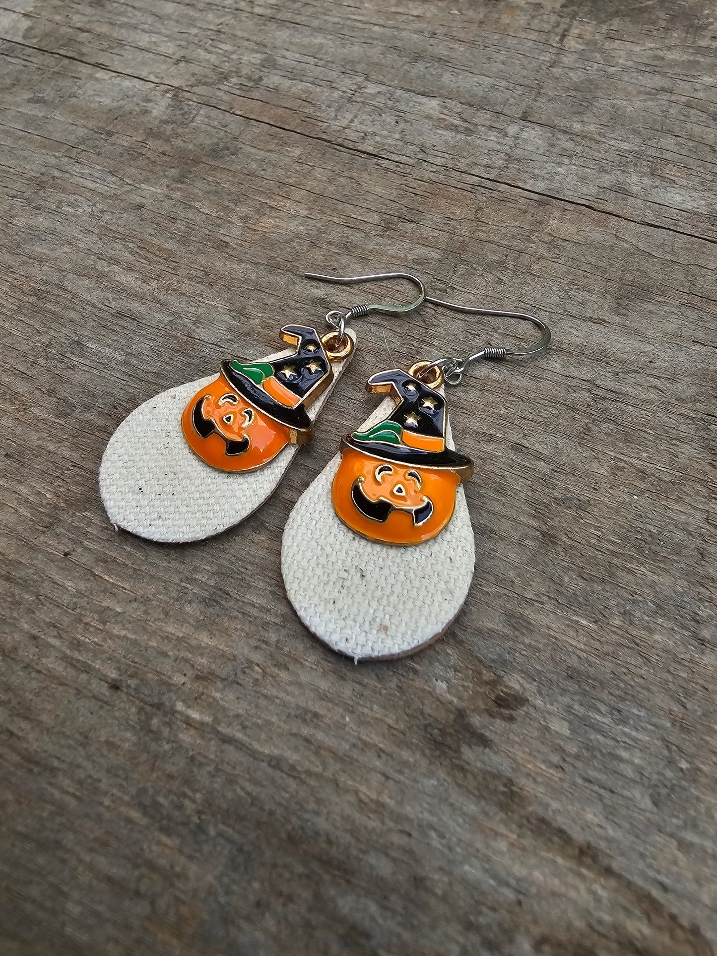 Halloween Canvas Earrings